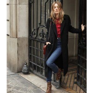 Black Jim double breasted coat